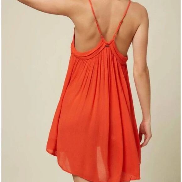 O’NEILL Salt Water Solids Tank Dress Swim Cover-Up Sz L - Picture 2 of 10